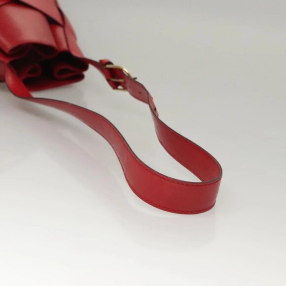 LOUIS VUITTON Epi Sac Depaule PM Shoulder Bag Red - Picture 13 of 16